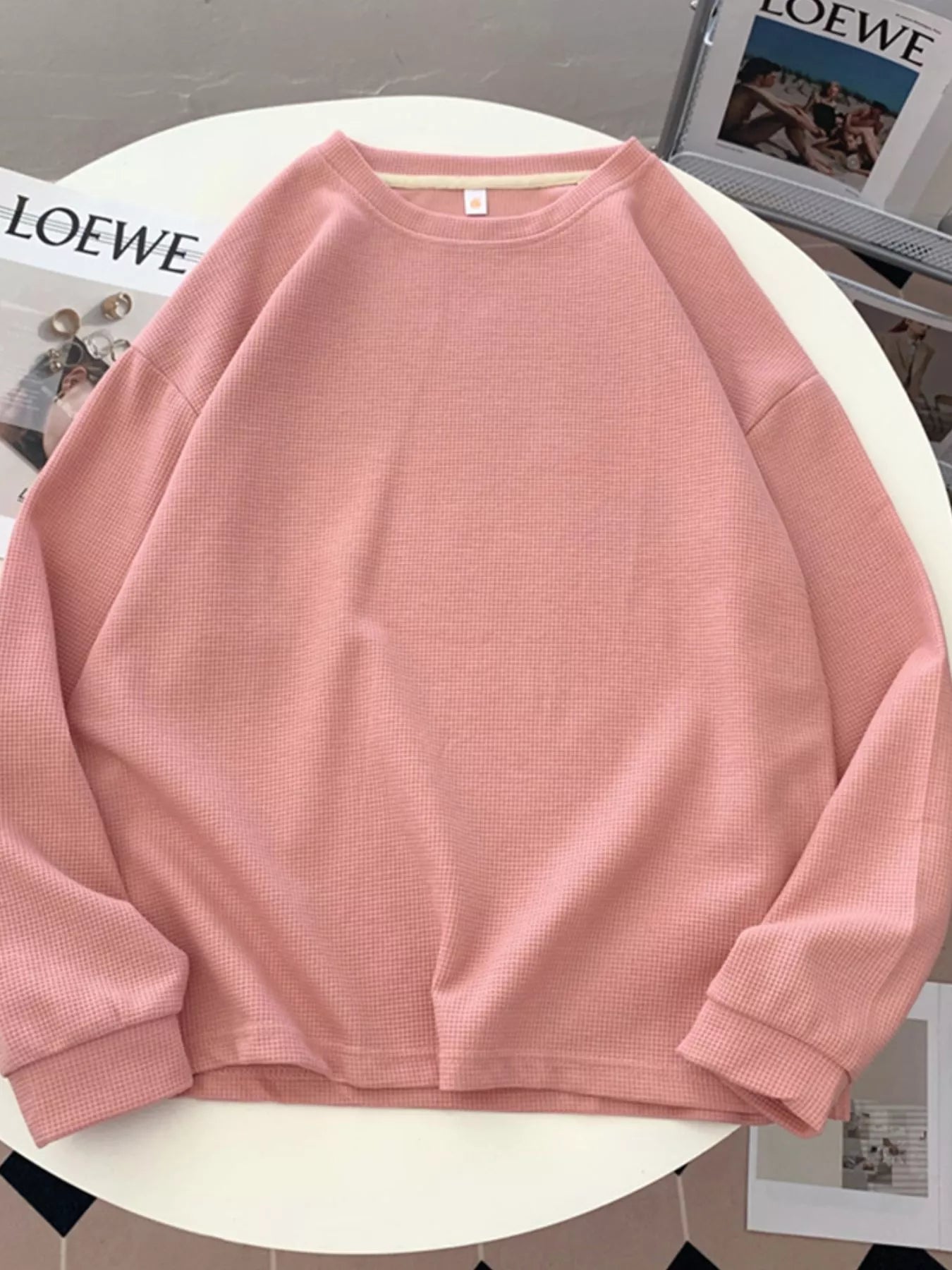 Crew Neck Long Sleeve Sweatshirt