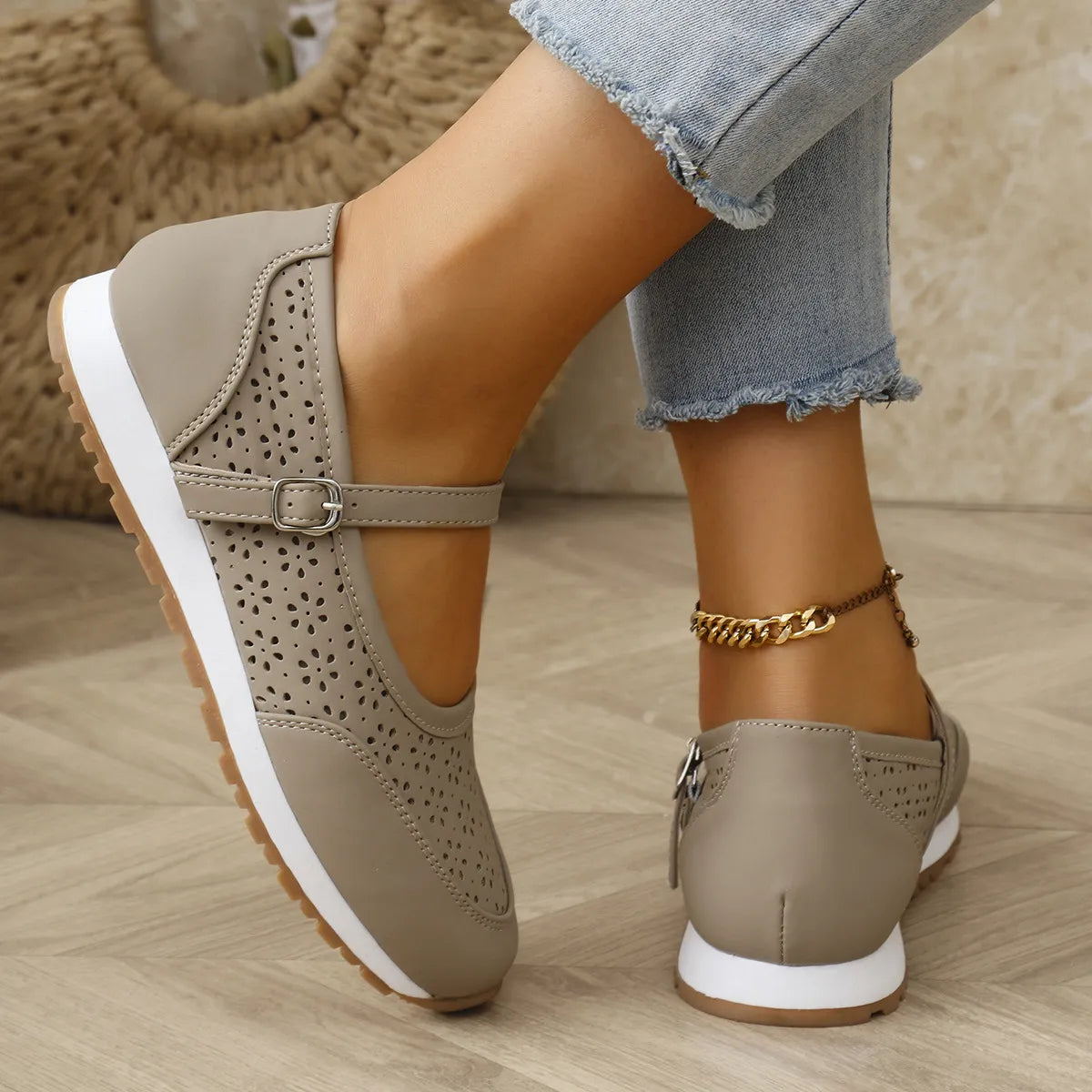 Round Toe Flats Sneakers