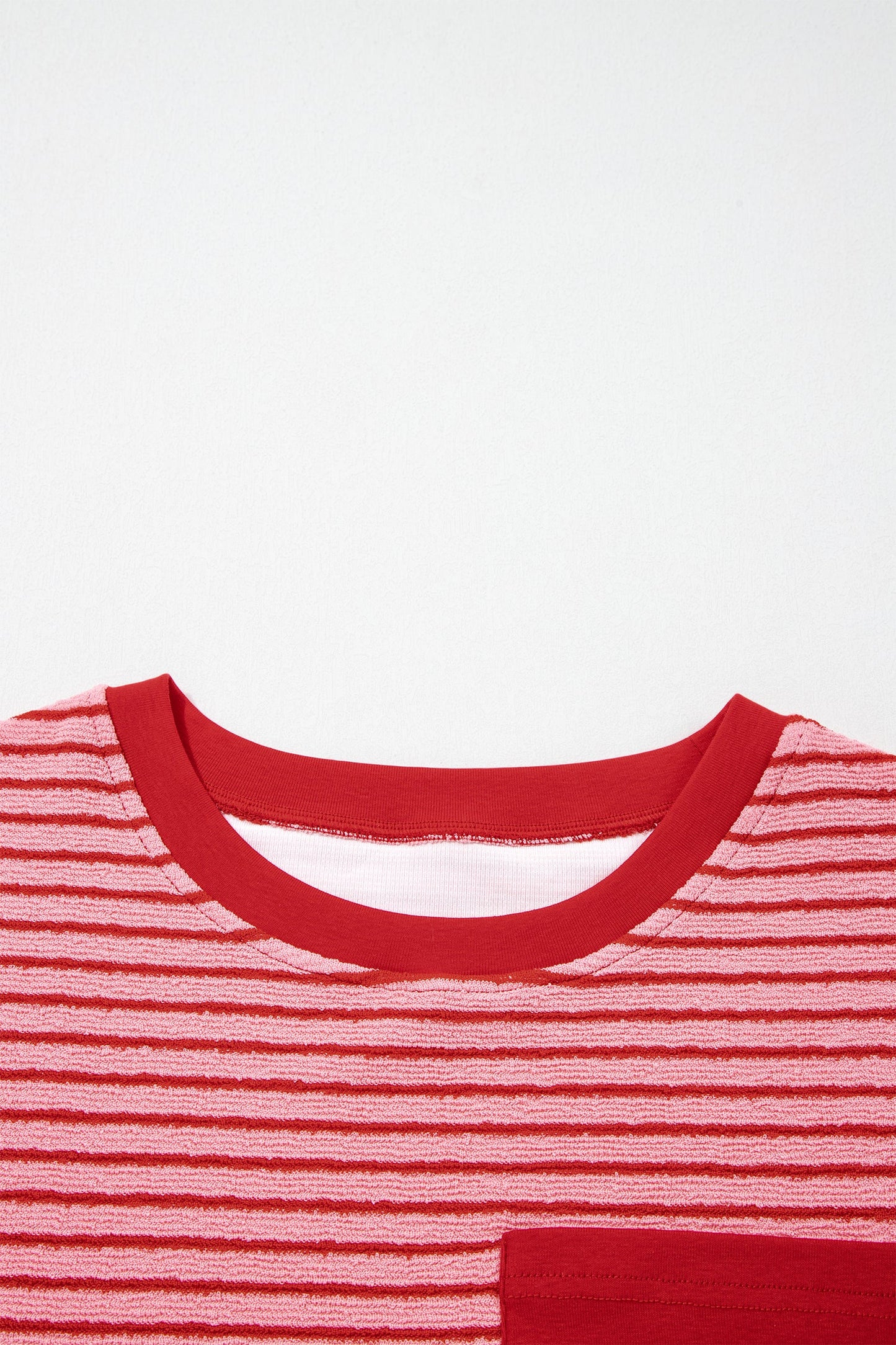 Stripe Crew Neck Tee & Drawstring Pants Set