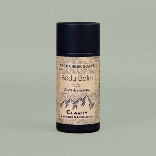 CLARITY BODY BALM | Solid Lotion Bar - Lemongrass & Lavender