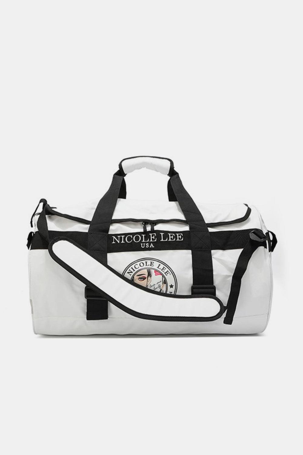 Nicole Lee USA Large Duffel Bag White One Size