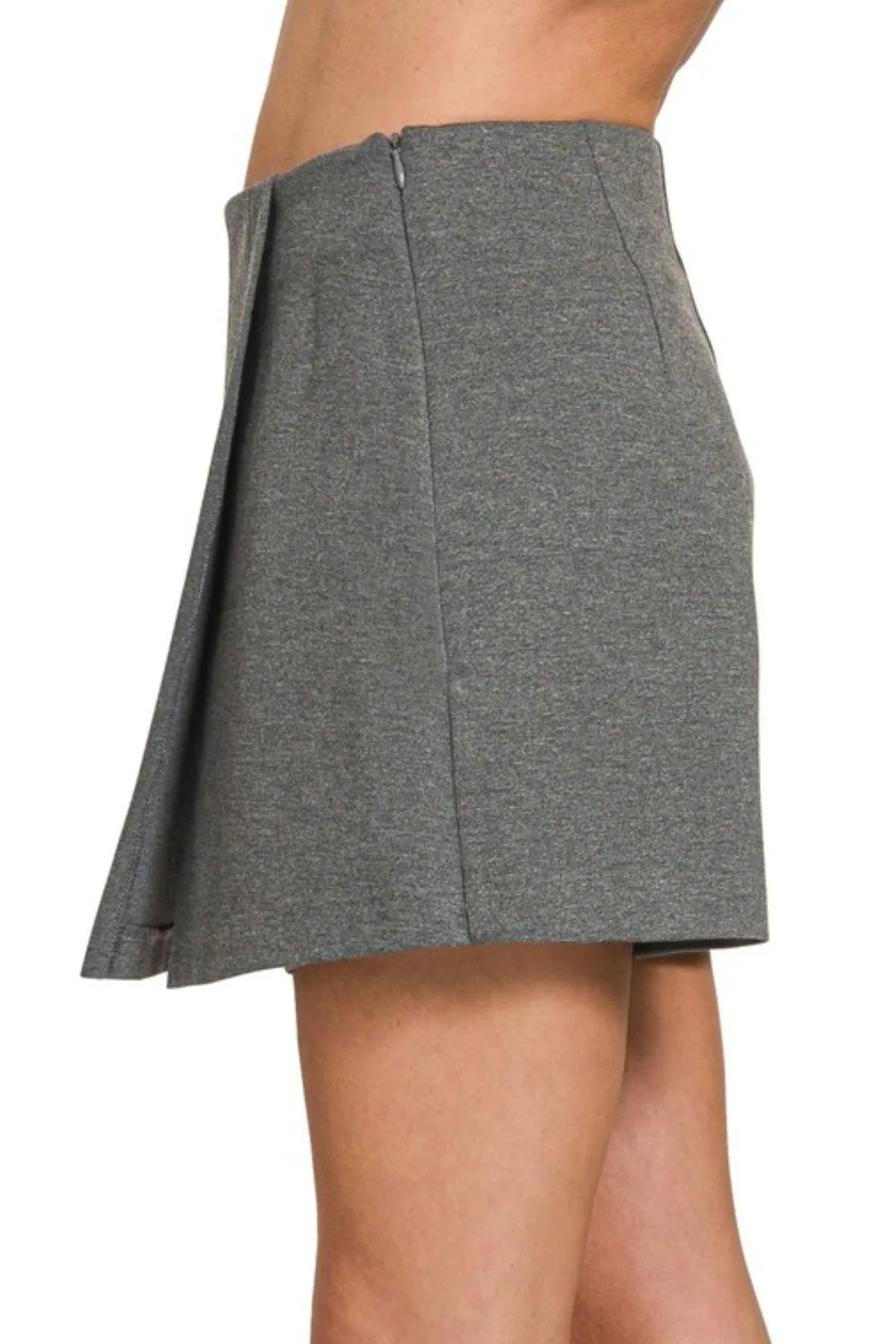 Zenana Wrap Front Skort