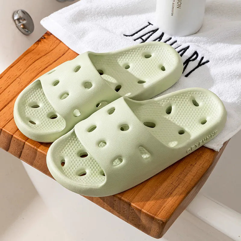Open Toe Platform Slippers