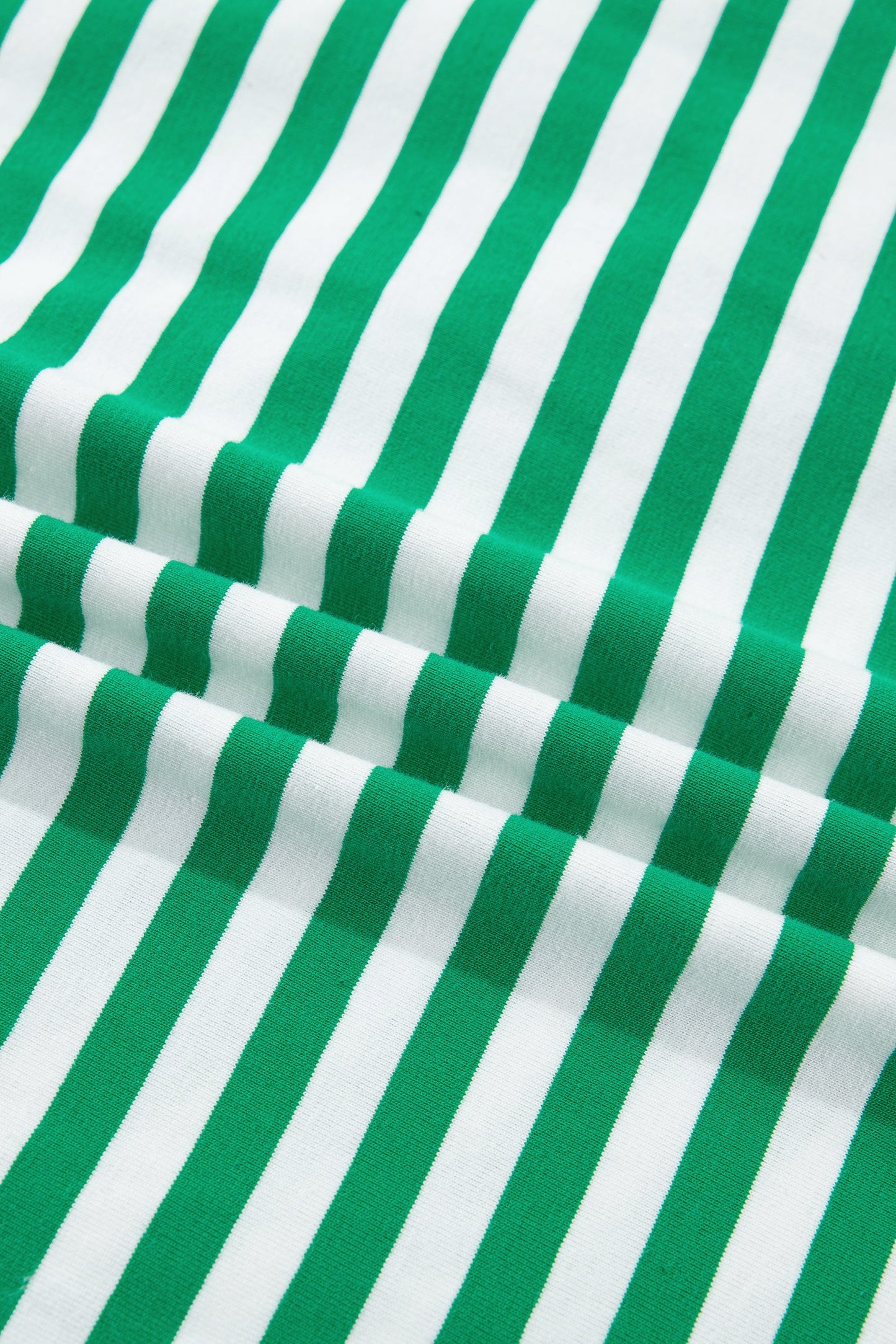 Stripe Contrast Trim Tie Waist Mini Dress