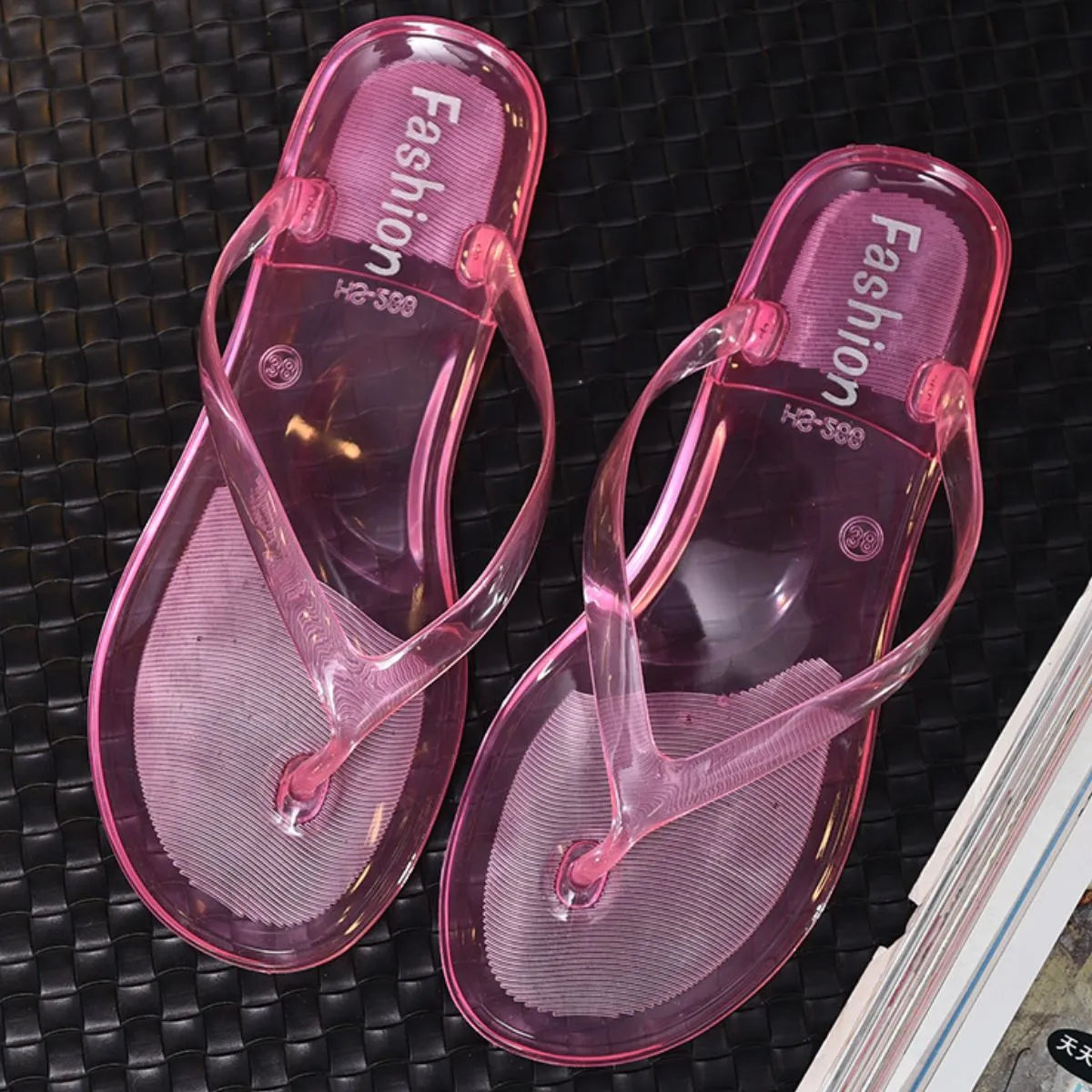 Toe Post Flats Slippers Red