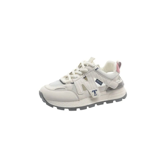 Round Toe Platform Sneakers Royal Blue
