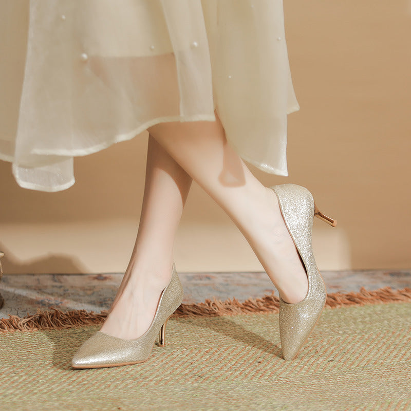 Point Toe Kitten Heels Pumps