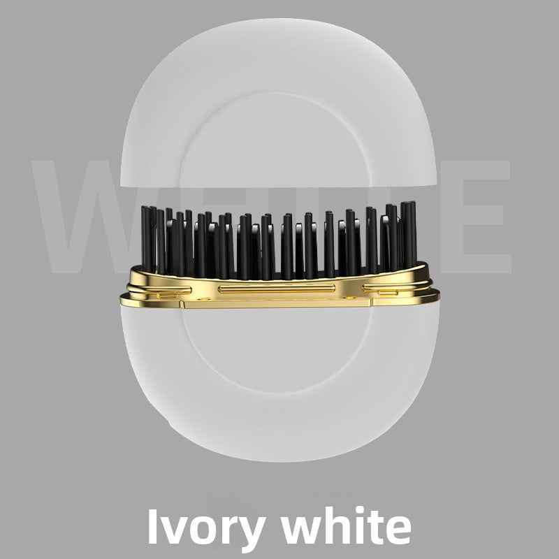 Hair Straightener and Curler Mini Rechargeable, Wireless & Portable Ivory White