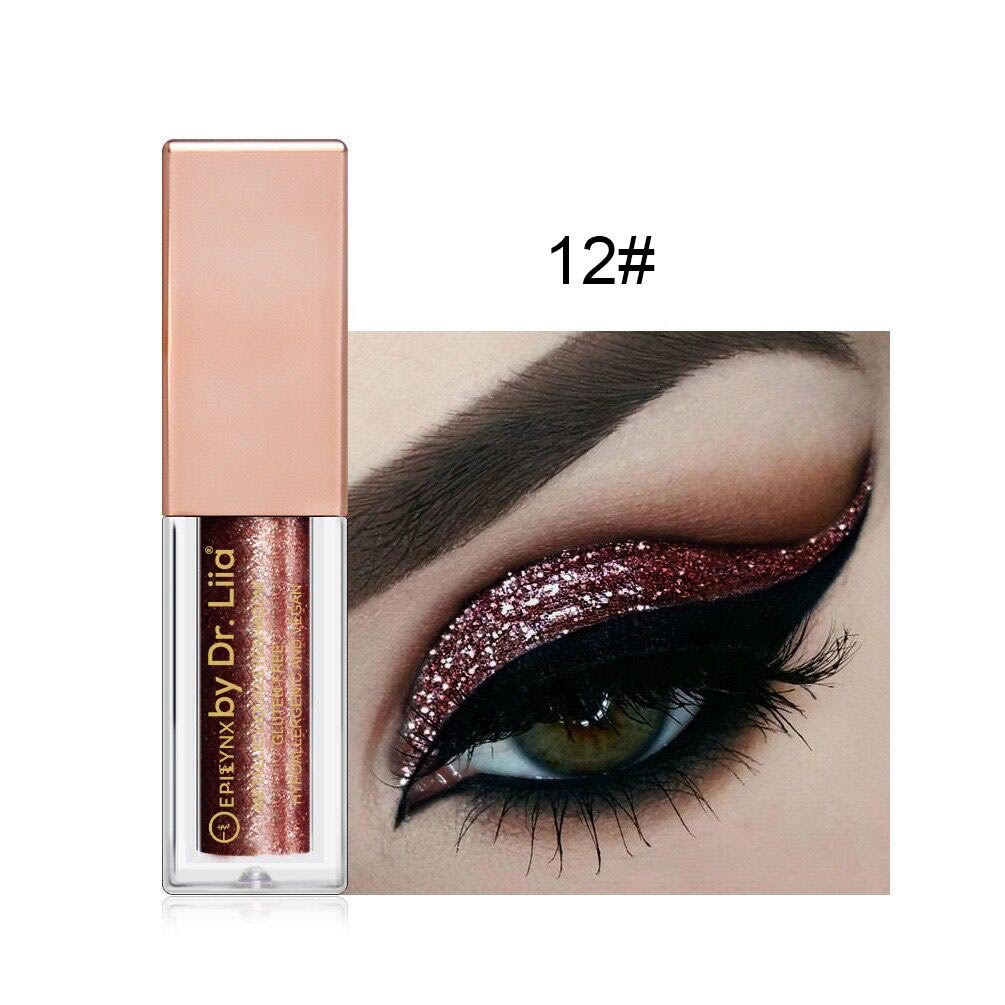 Liquid Glamorous Shimmer Eyeshadow 12 Dark Brown