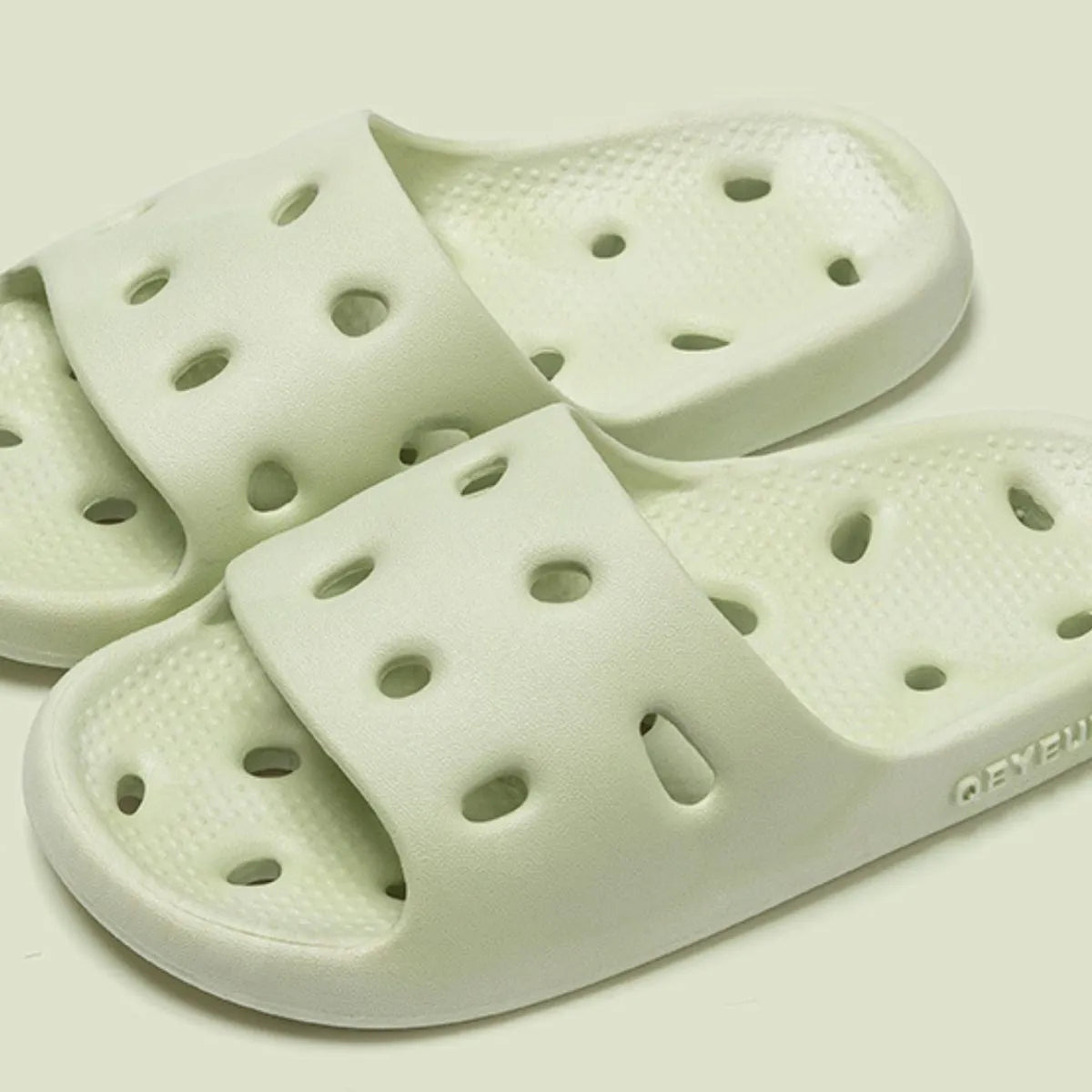 Open Toe Platform Slippers
