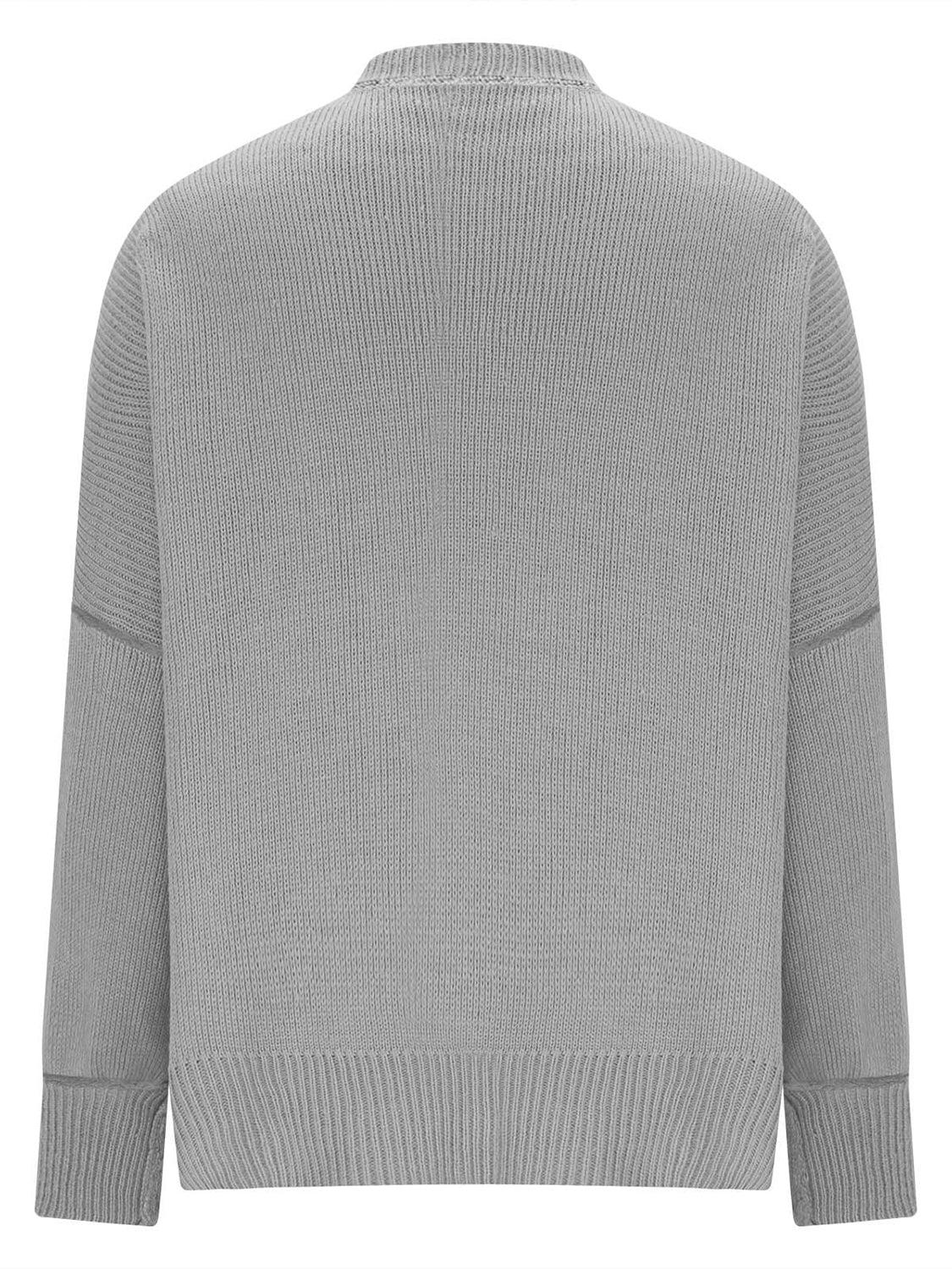 Round Neck Long Sleeve Sweater