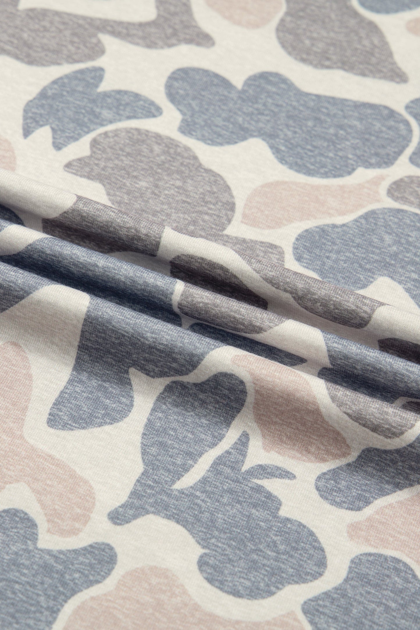 Camo Loose Tee & Drawstring Shorts Set