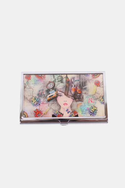 Nicole Lee USA Printed Business Card Case New York One Size