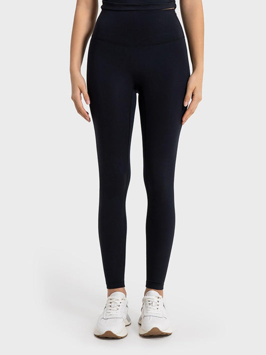Millennia Wide Waistband Sports Leggings Black