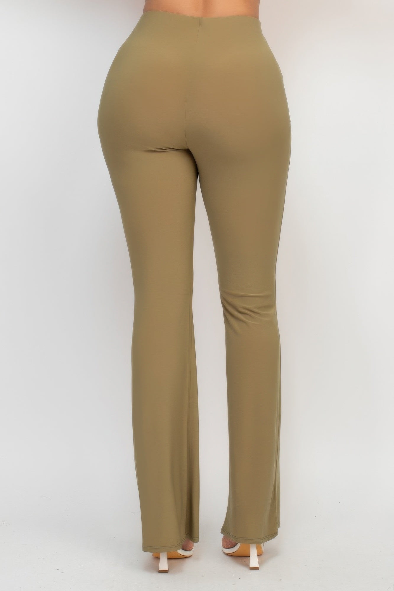 Size Small Fit And Flare Elastic Casual Pants