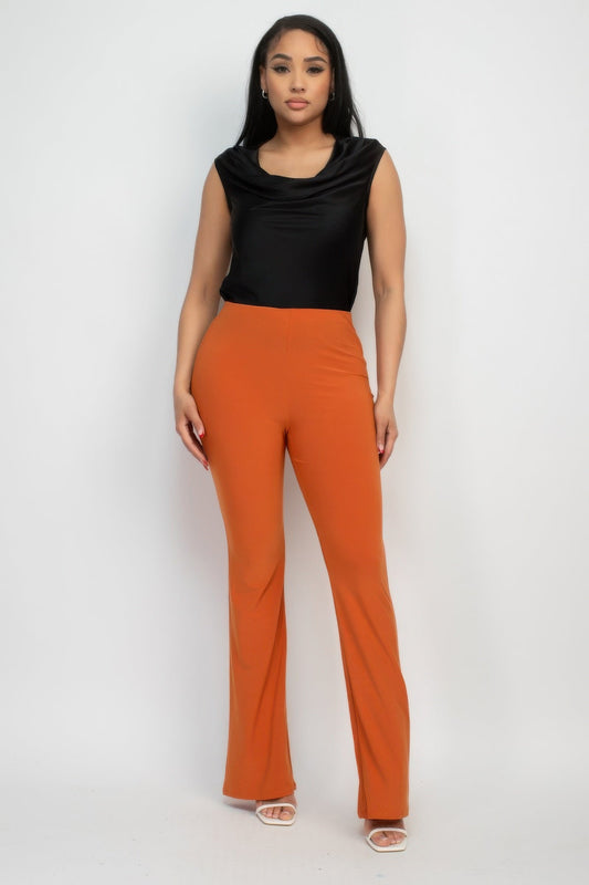 Size Small Fit And Flare Elastic Casual Pants