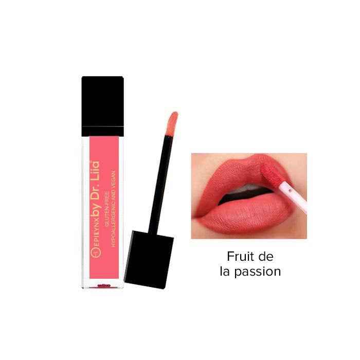 Color Intense Lipstick and Lip Gloss - For Plump and Moist Lips Fruit de la Passion (Matte)