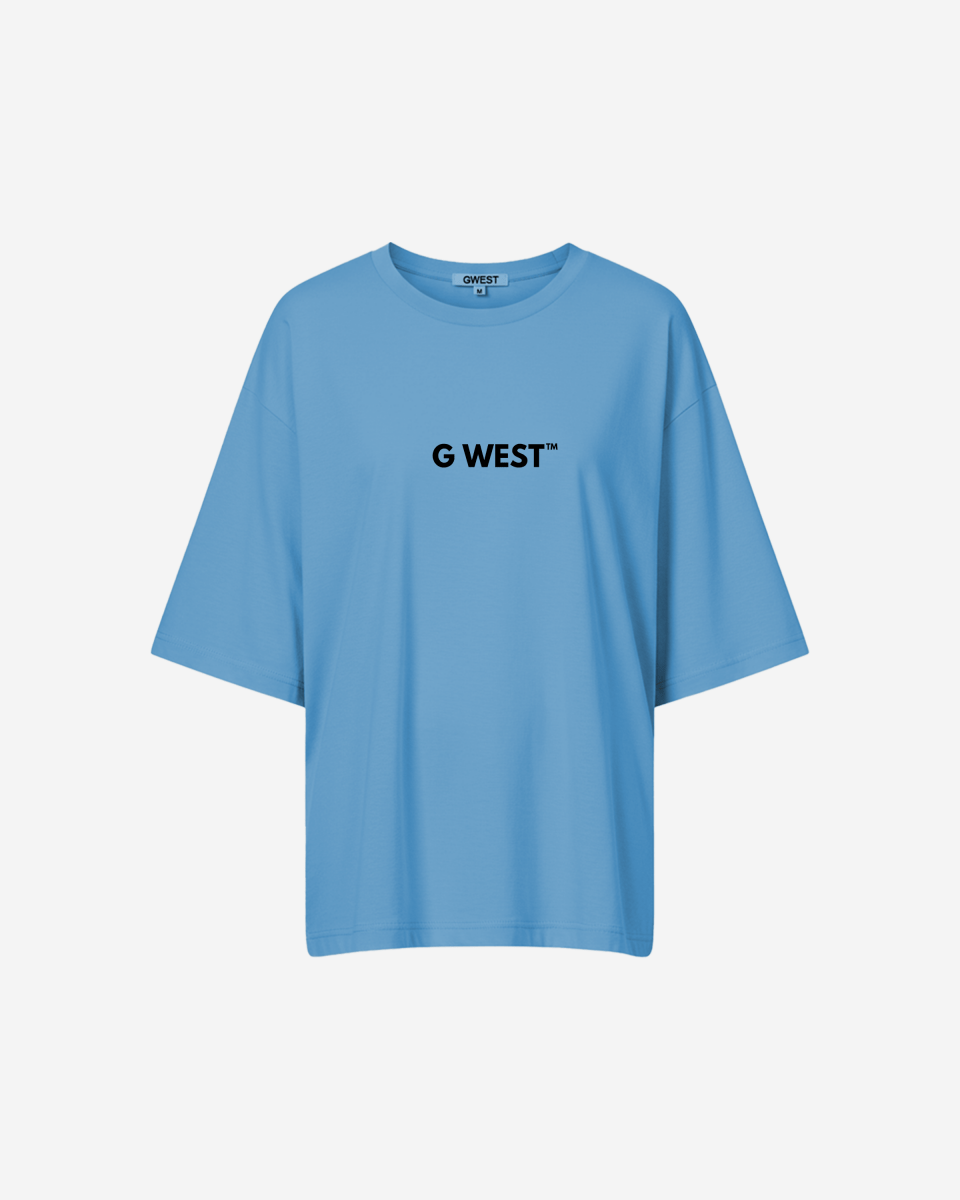 G West Womens Heavyweight Logo Wear Oversized T-Shirt