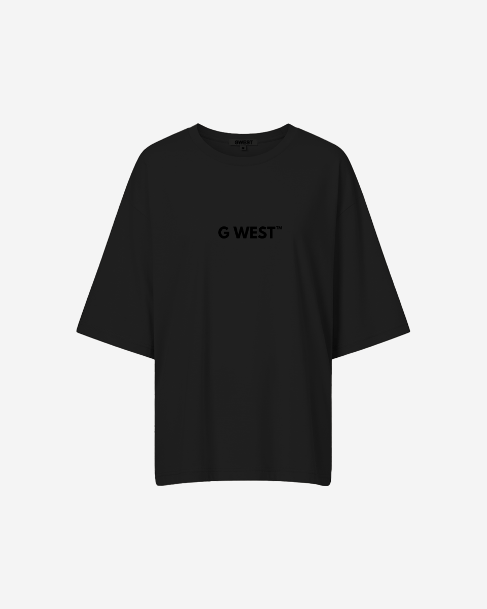 G West Womens Heavyweight Logo Wear Oversized T-Shirt
