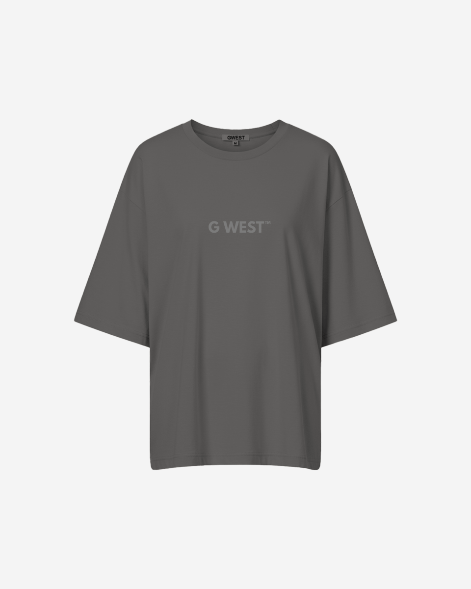 G West Womens Heavyweight Logo Wear Oversized T-Shirt