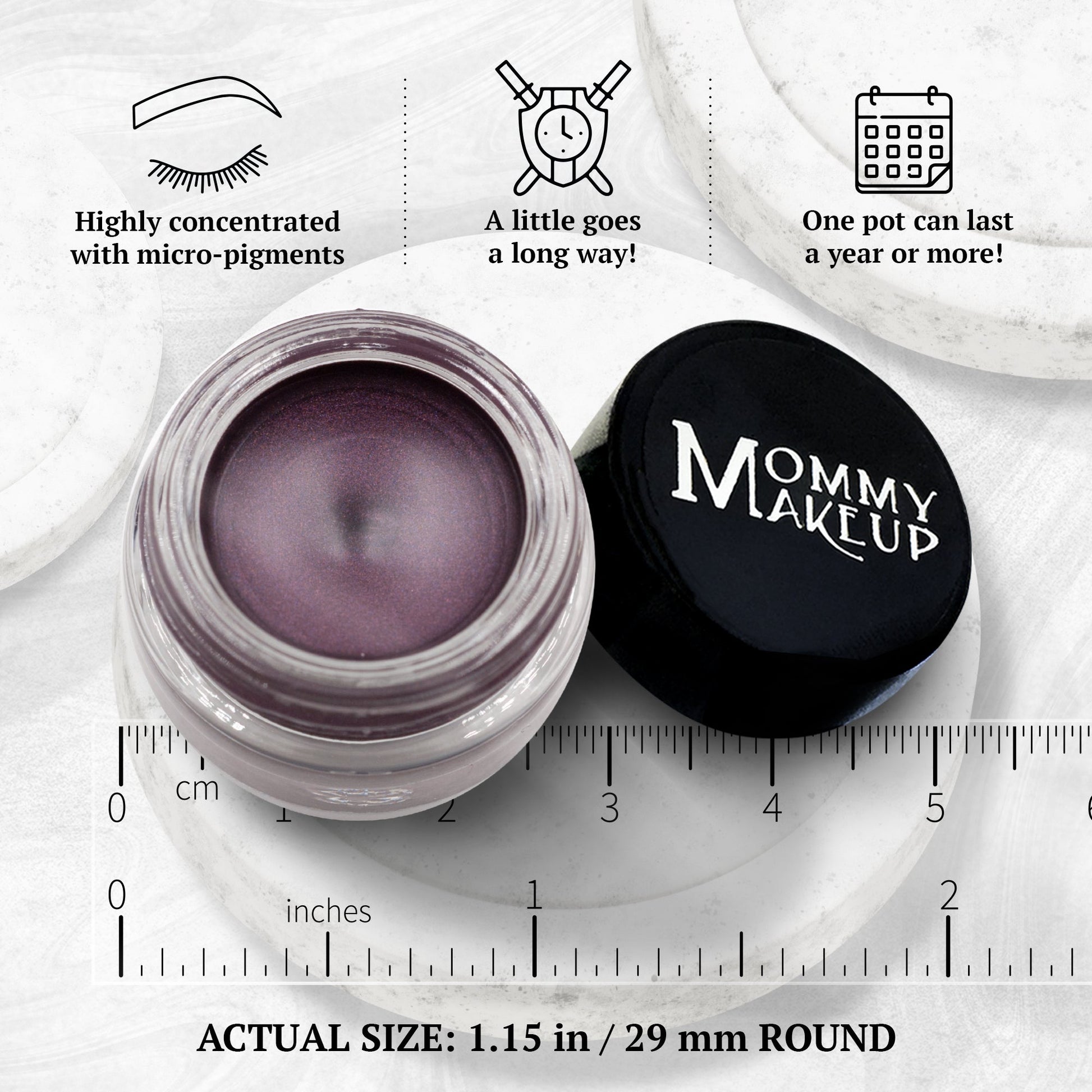 Amethyst Stay Put Waterproof Gel Eyeliner w/ Micropigments