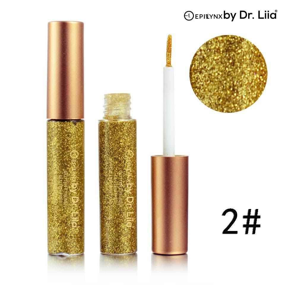 Vegan Eyeliner - For Shimmer & Shine in Your Eyes 2 yellow gold