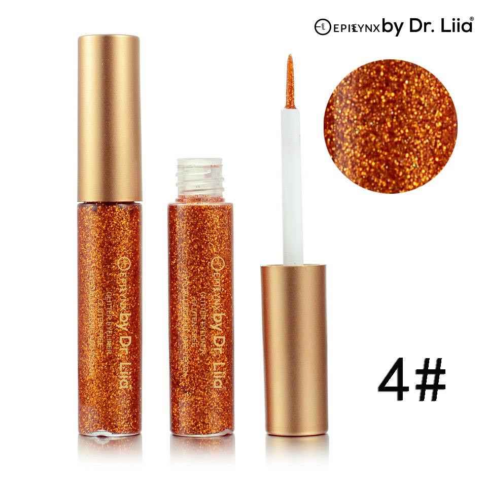 Vegan Eyeliner - For Shimmer & Shine in Your Eyes 4 red brown