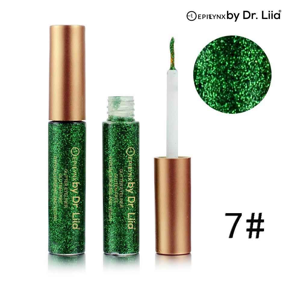 Vegan Eyeliner - For Shimmer & Shine in Your Eyes 7 green