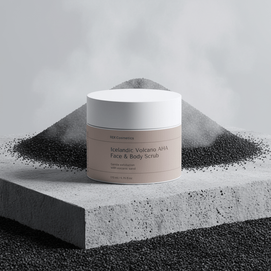 Icelandic Volcano AHA Face & Body Scrub