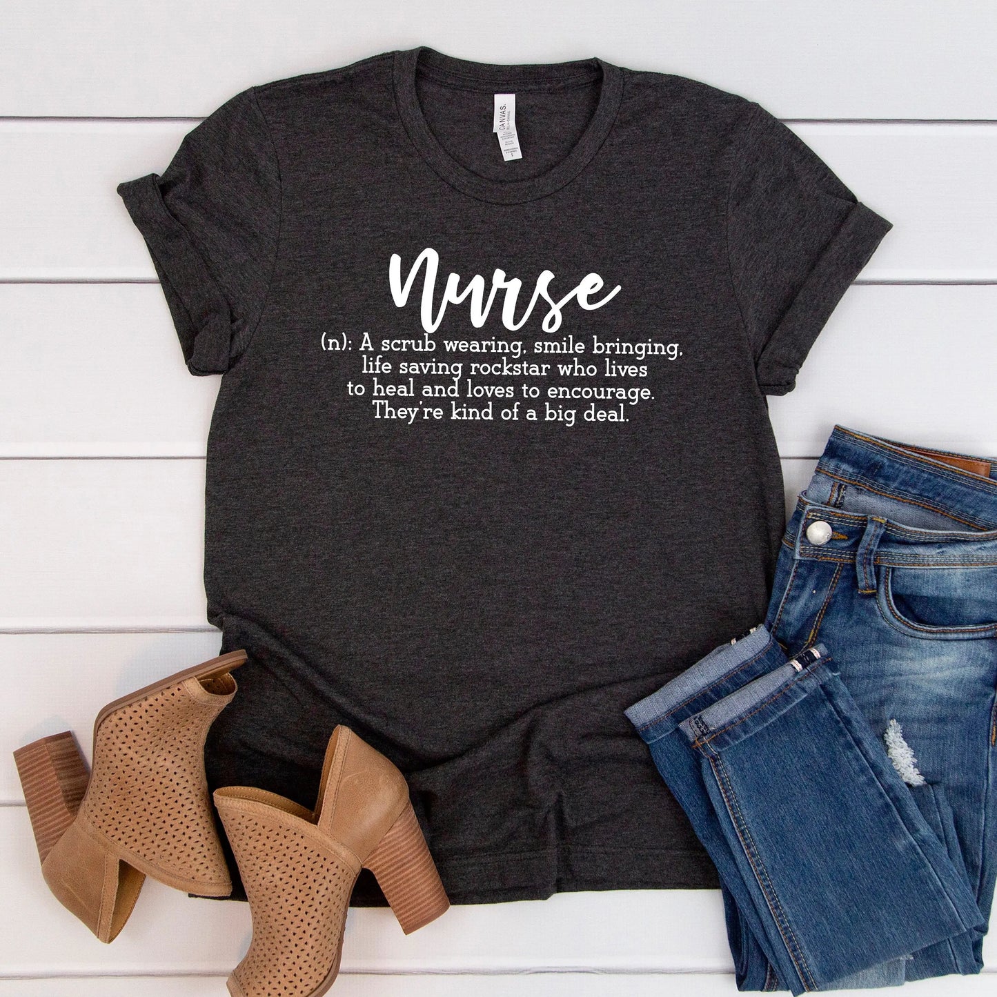 Nurse T-shirt - Womens Graphic Tees Nurse Definition - Appreciation Gift for Nurses, womens nurse shirt, nurse tee shirt, registered nurse