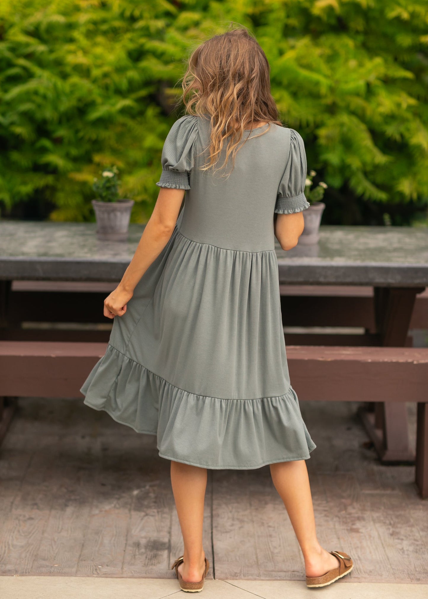 Jess Short Sleeve Midi Dress - FINAL SALE