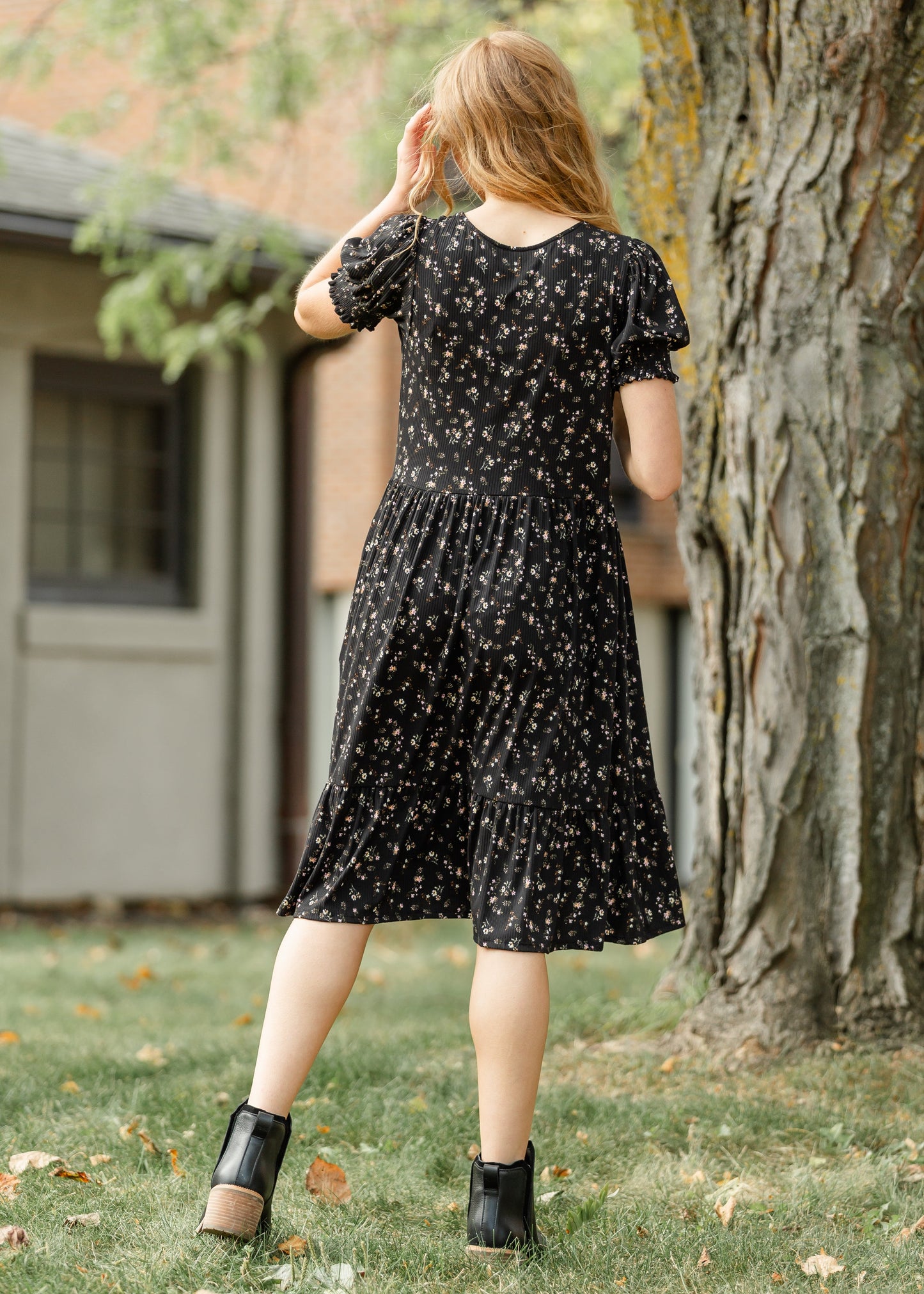 Jess Short Sleeve Midi Dress - FINAL SALE