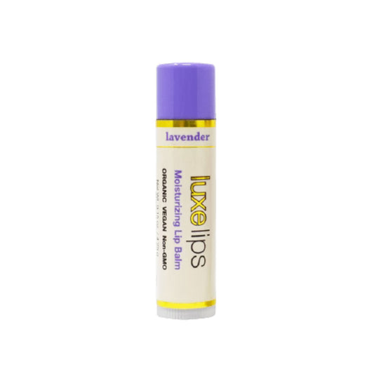 Luxe Lips - Beeswax Free, Nut Free Lip Balm - Lovely Lavender