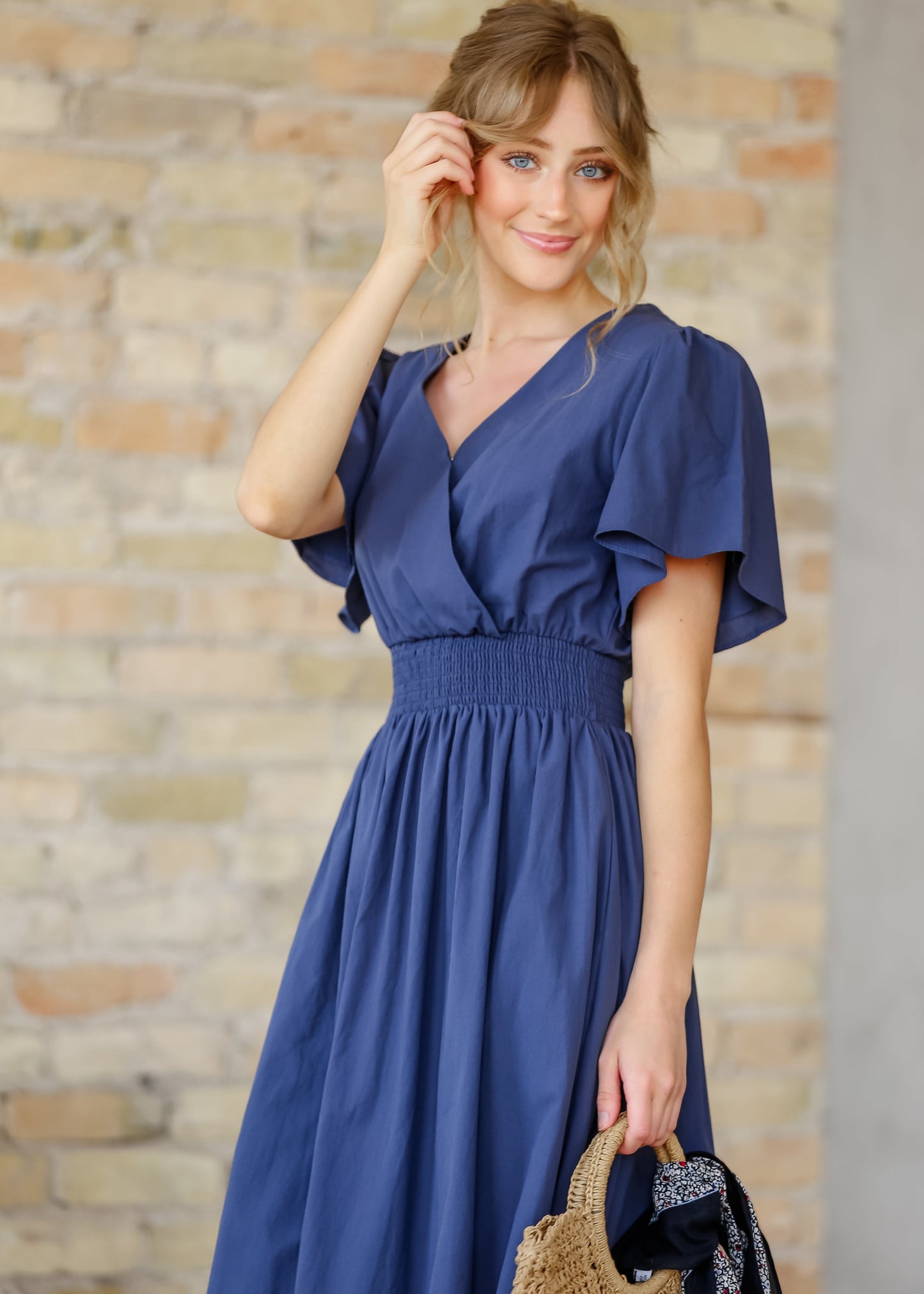 Montie Flutter Sleeve Maxi Dress  - FINAL SALE
