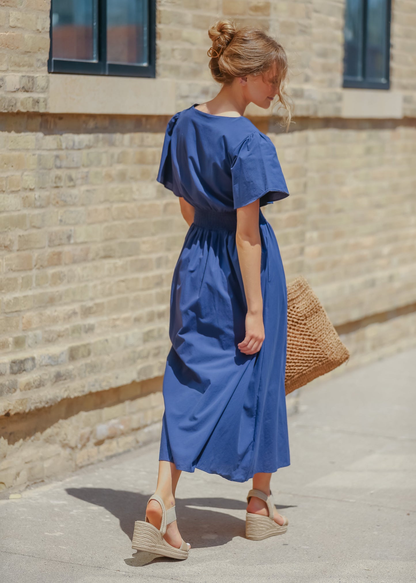 Montie Flutter Sleeve Maxi Dress  - FINAL SALE
