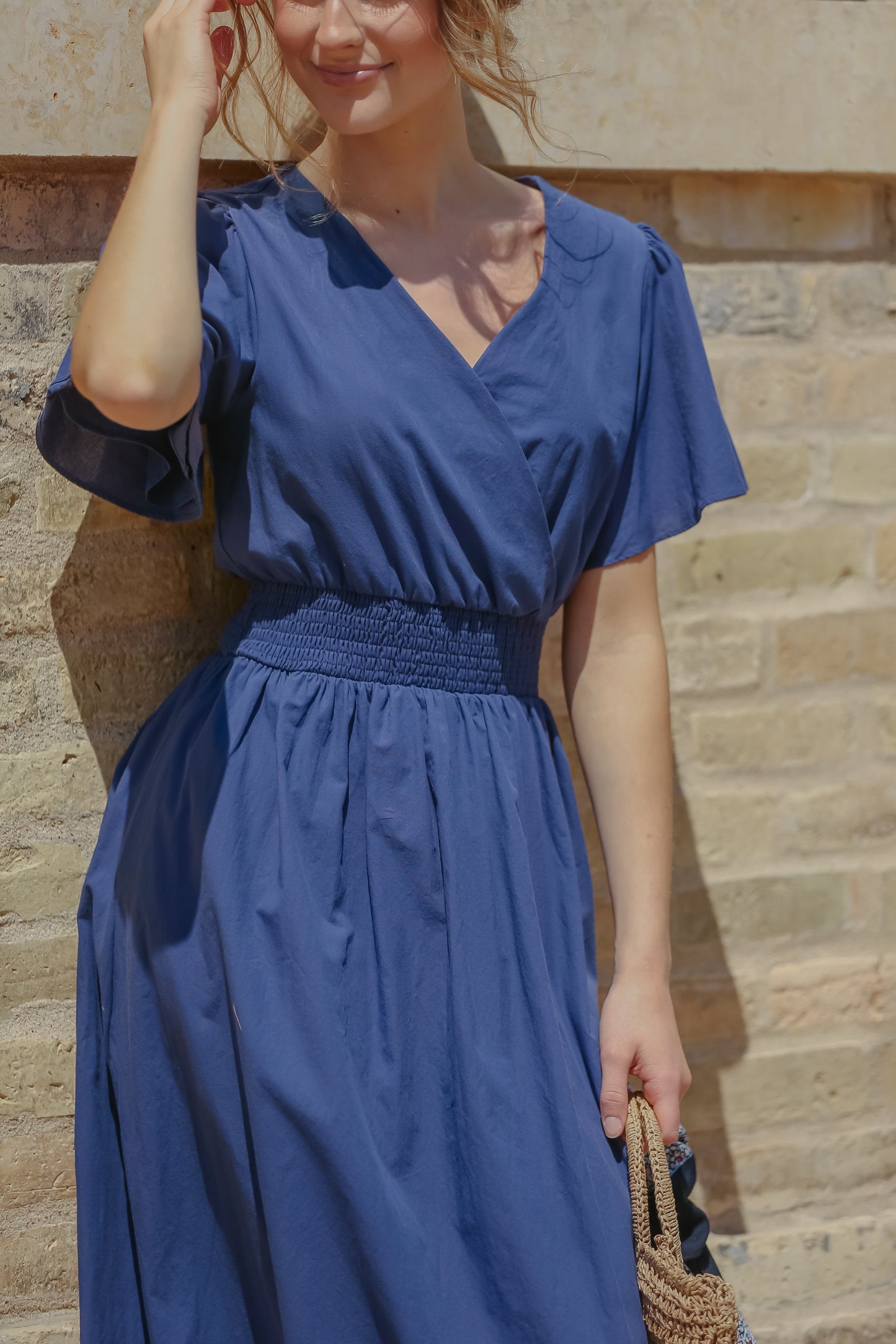 Montie Flutter Sleeve Maxi Dress  - FINAL SALE