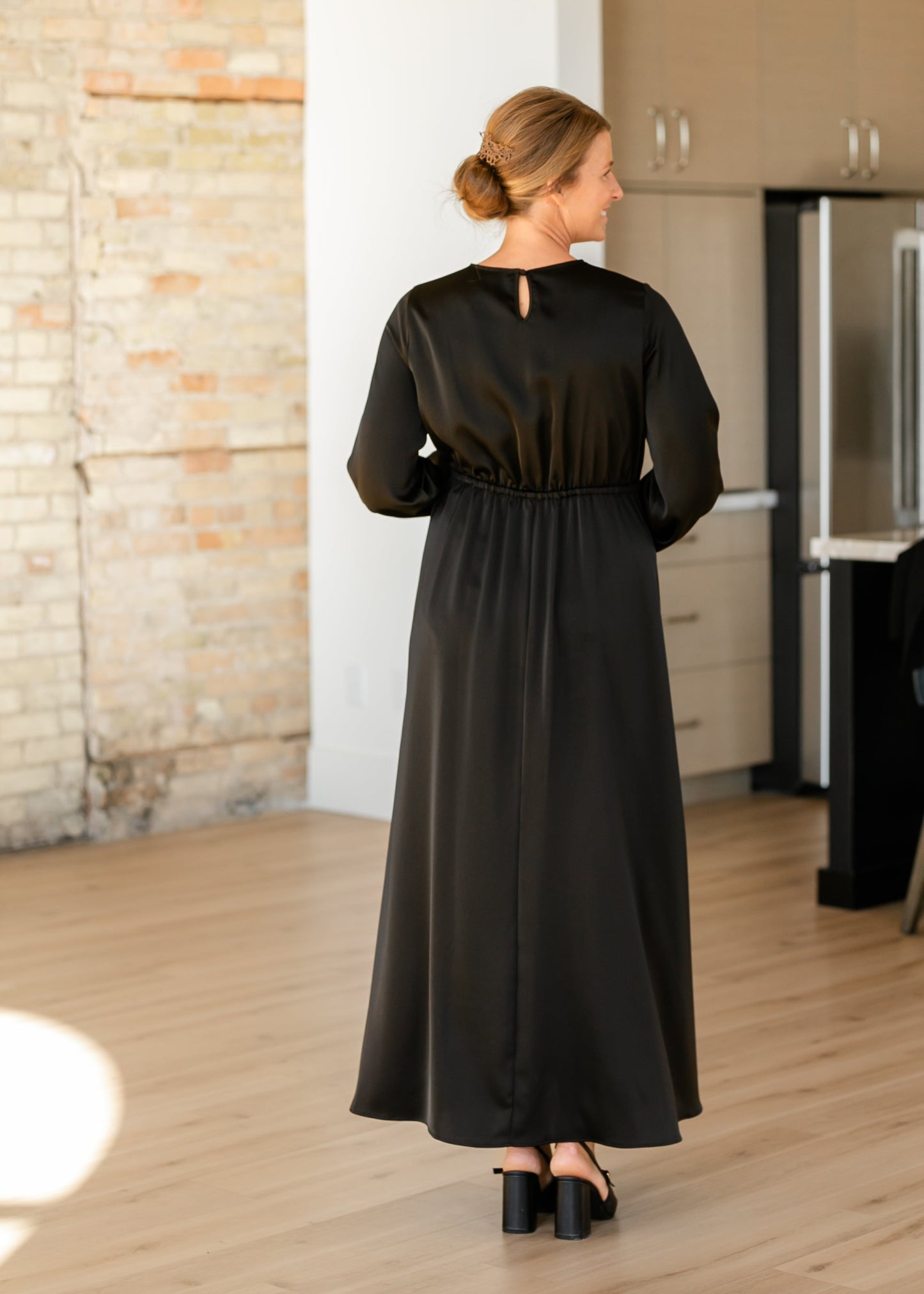 Muriel Satin Maxi Dress - FINAL SALE