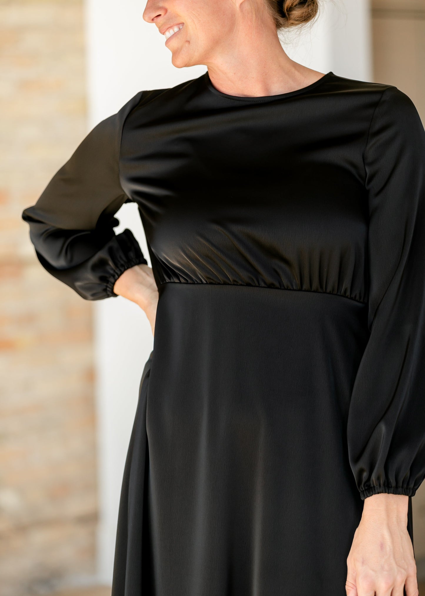 Muriel Satin Maxi Dress - FINAL SALE