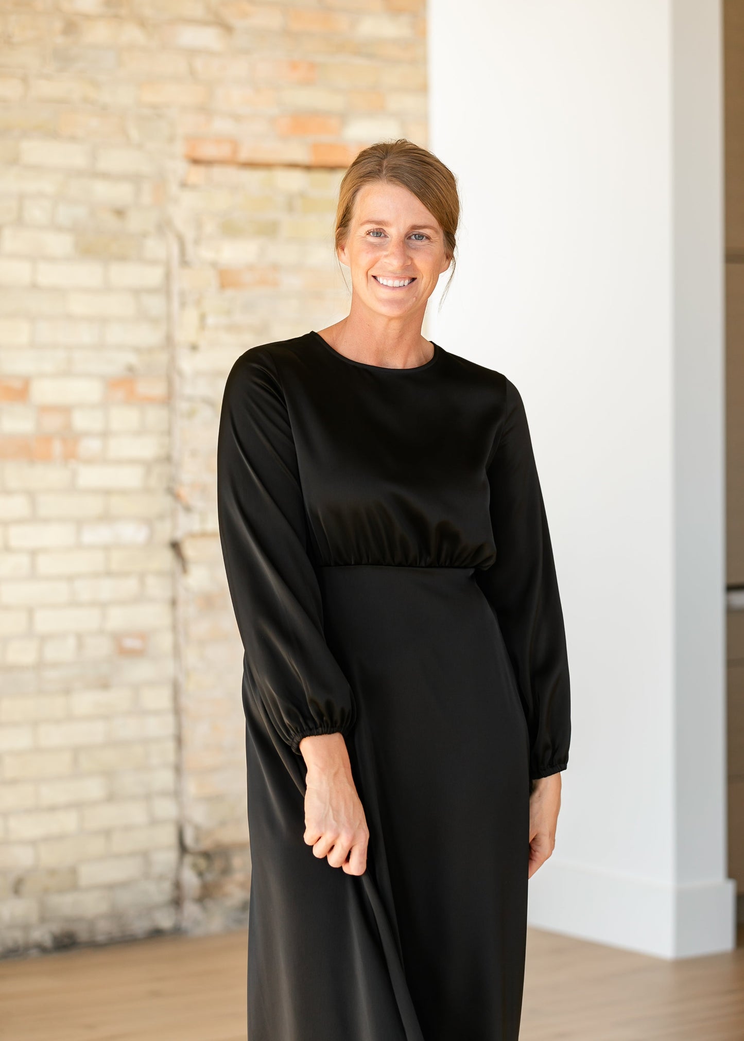 Muriel Satin Maxi Dress - FINAL SALE