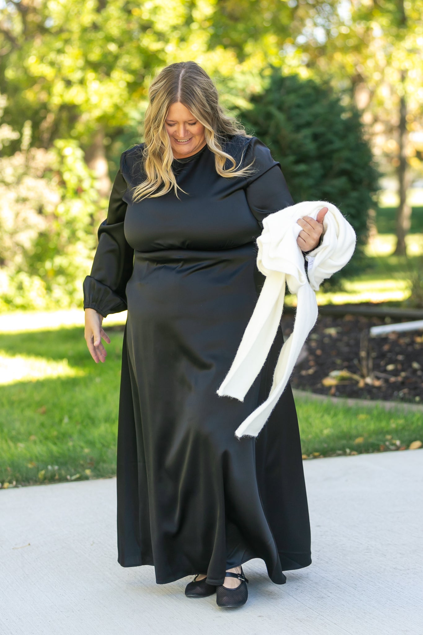 Muriel Satin Maxi Dress - FINAL SALE