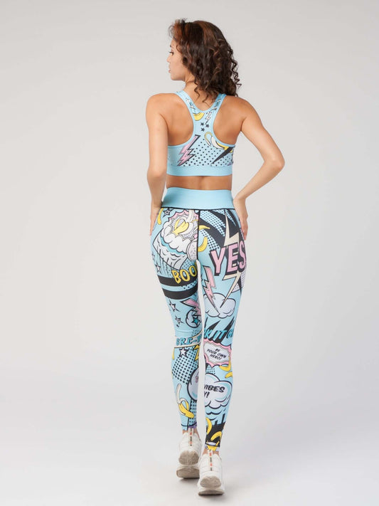 High Fashion Printed Sports Bra