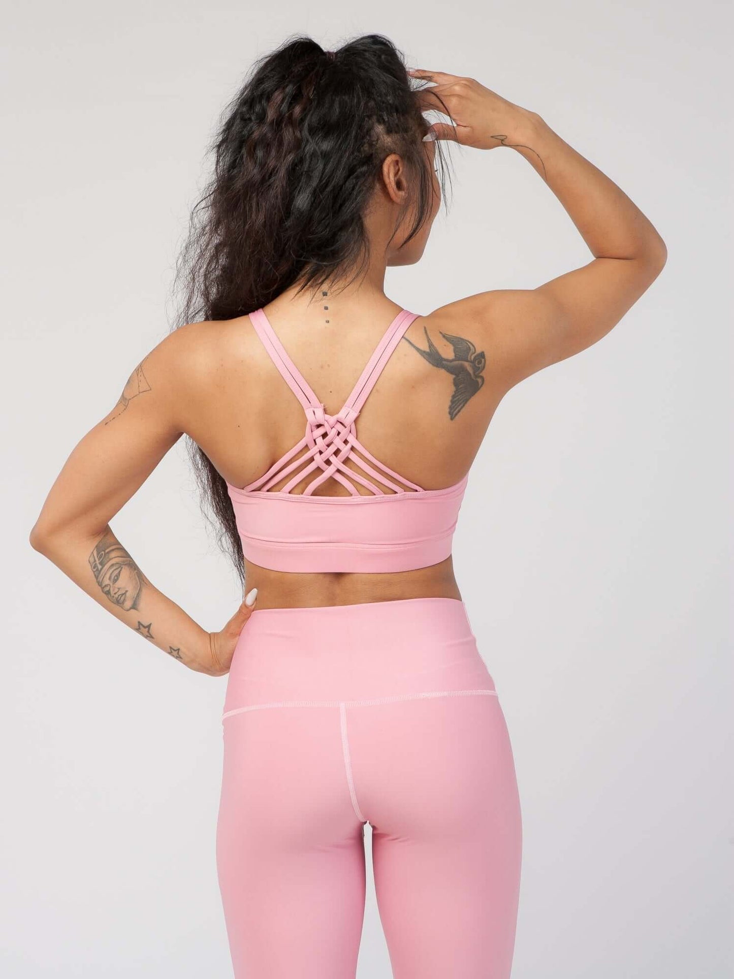 Knotted Back Sports Bra
