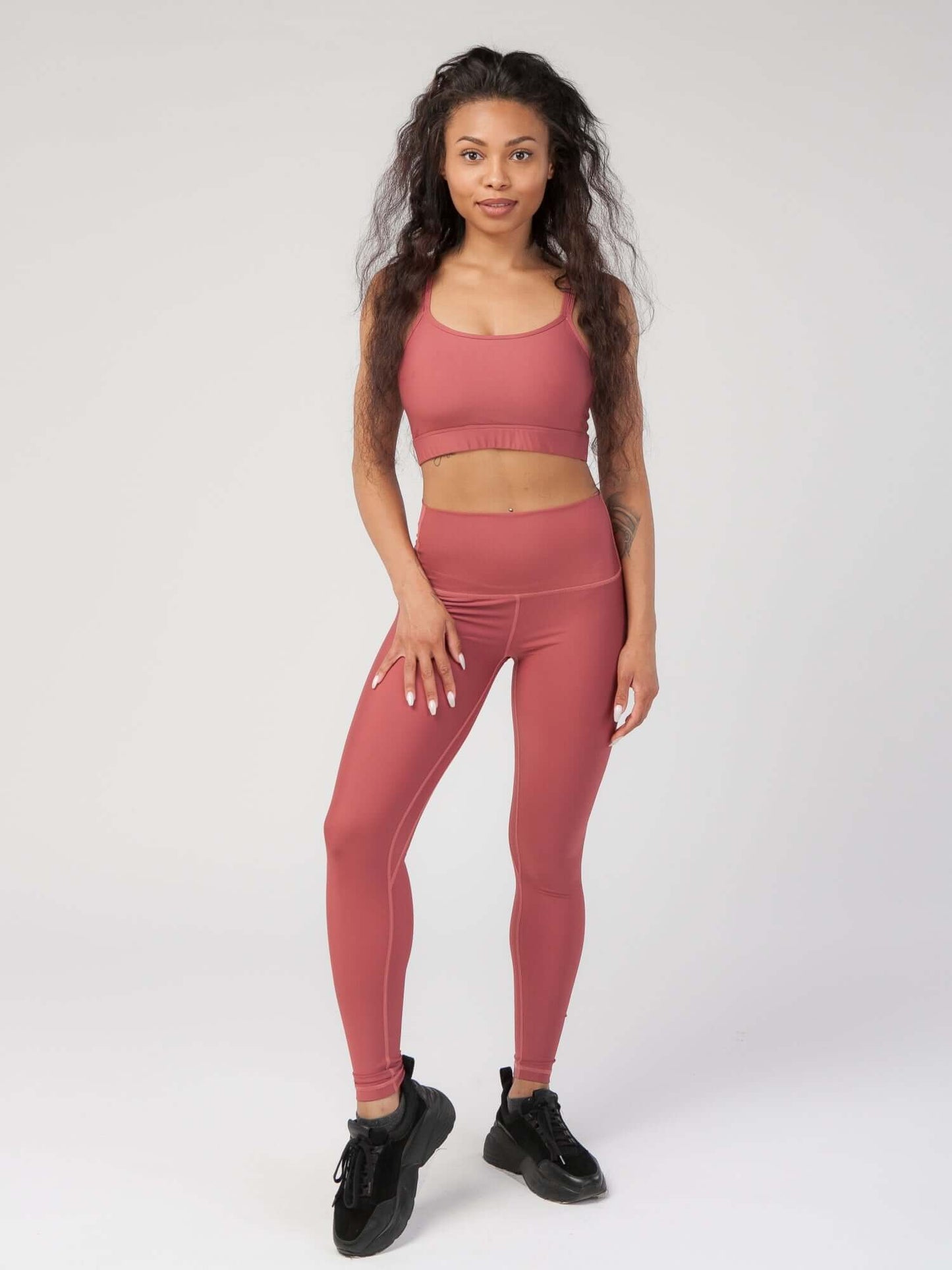 Knotted Back Sports Bra