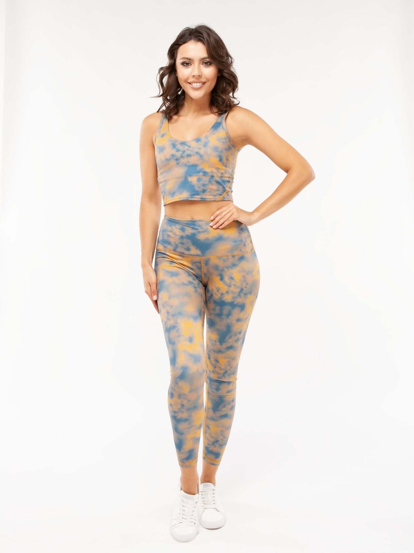 Tie Dye Yoga Sports Bra