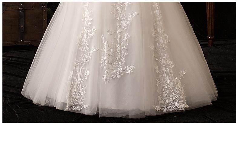 Vintage High Neck Short Sleeve Wedding Dress