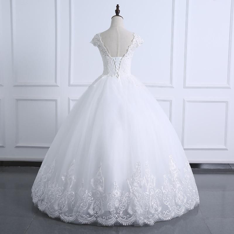 Sexy Lace Wedding Dress New Style Applique Beading Ball Gown