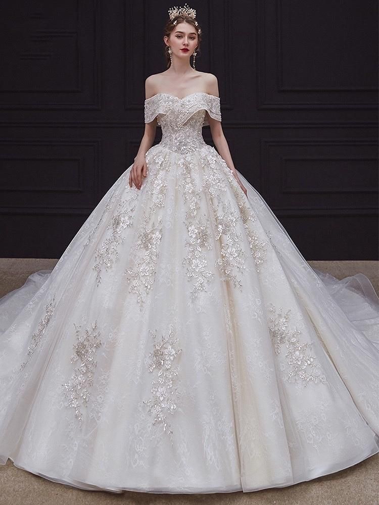 Luxury Sexy Wedding Dress Sweetheart Bridal Gown