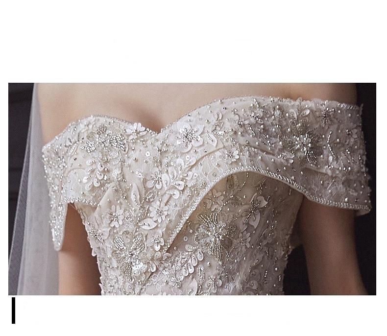 Luxury Sexy Wedding Dress Sweetheart Bridal Gown