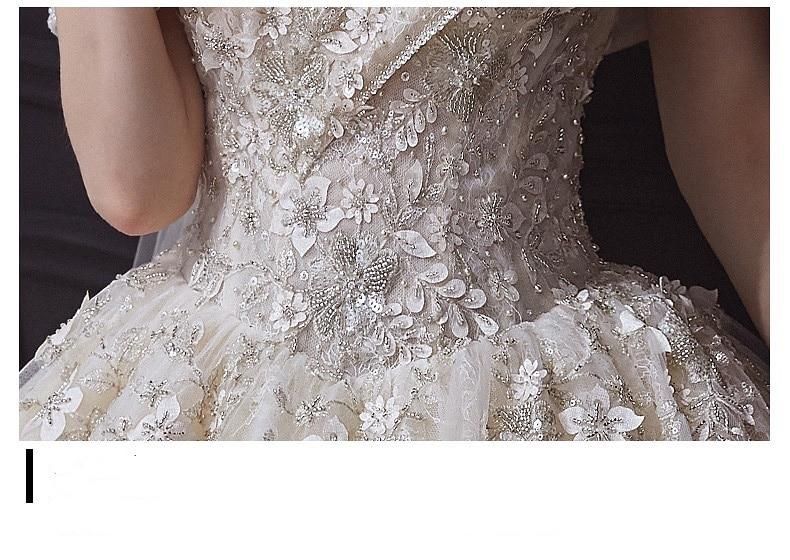 Luxury Sexy Wedding Dress Sweetheart Bridal Gown