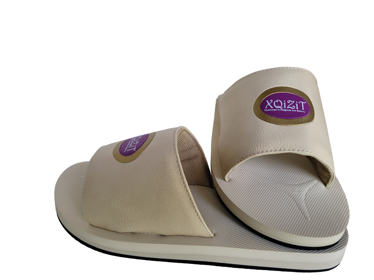 XQiZiT Slide Slippers for Women and Men, Slide Slipper with Soft Cushion Upper Strap, Non-Slip Durable Sole, New Design